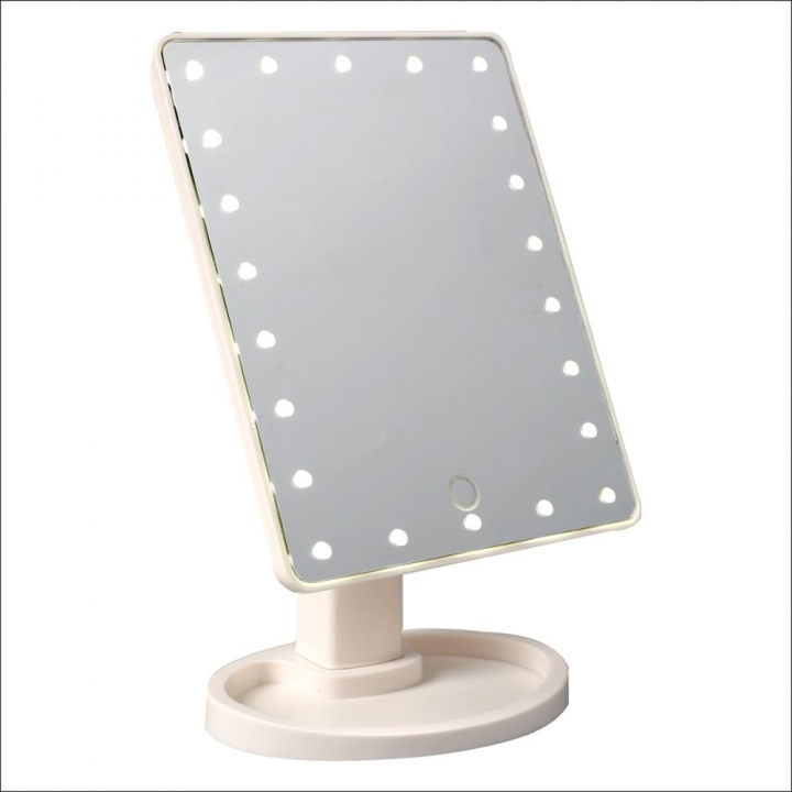 Rotatable Touch Screen 22 Lamps LED Makeup Mirror Large Size Beauty table Mirror