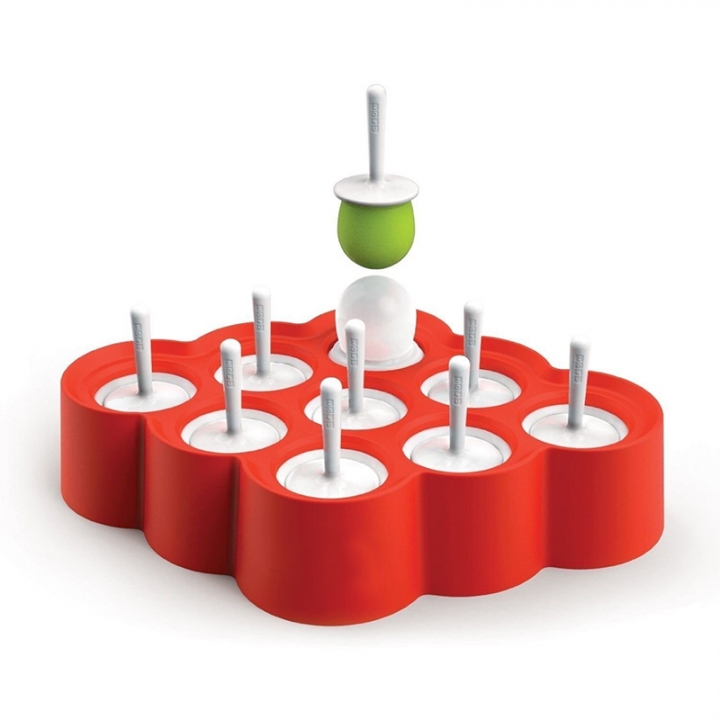 Silicone Mini Ice Pops Mold Ice Cream Ball Lolly Maker Popsicle Molds With