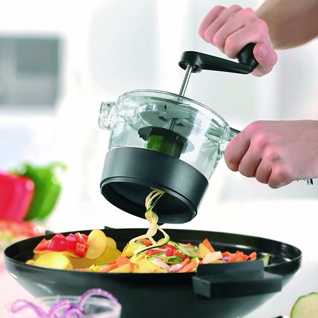 SPIRALFIX 4 GEFU 1 hand shredder grater slicing and shredding device rotating shredder  Kitchen Restaurant Supplies