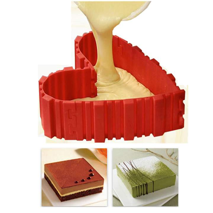 Nonstick Pancake Egg Flipper Maker Tools Silicone Magic Bake Snake Cake Mold