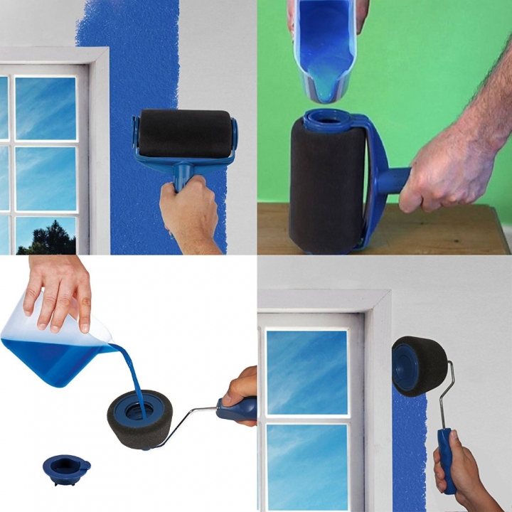 Drop ship Paint Runner Pro Roller Brush Handle Tool Pro by Renovator Point N Easy Paint Roller Brush