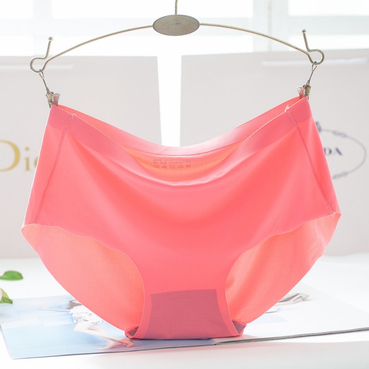 Ice silk No Trace Ms Underwear Seamless One Piece Women's Underwear