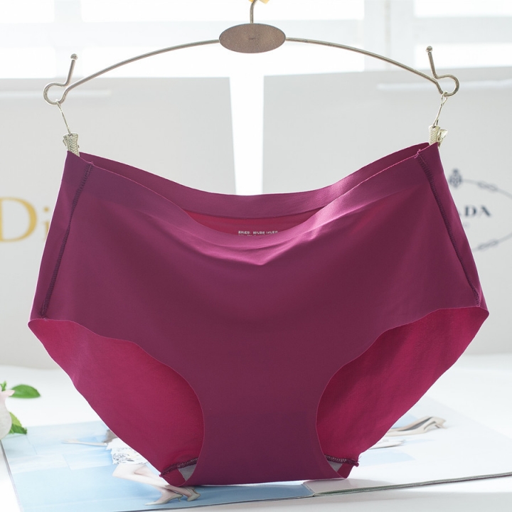 Ice silk No Trace Ms Underwear Seamless One Piece Women's Underwear