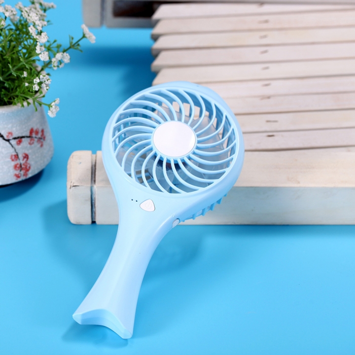 Mini Mermaid  Charging Handheld Fans Student Portable Cartoon USB Fan