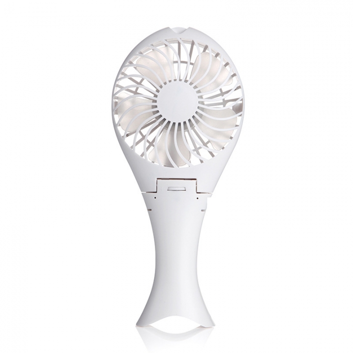 Mini Small Fan USB Mermaid Fan Creativity Handheld Charging Turn Leaf Fan