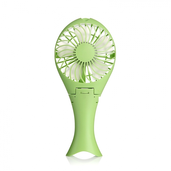 Mini Small Fan USB Mermaid Fan Creativity Handheld Charging Turn Leaf Fan