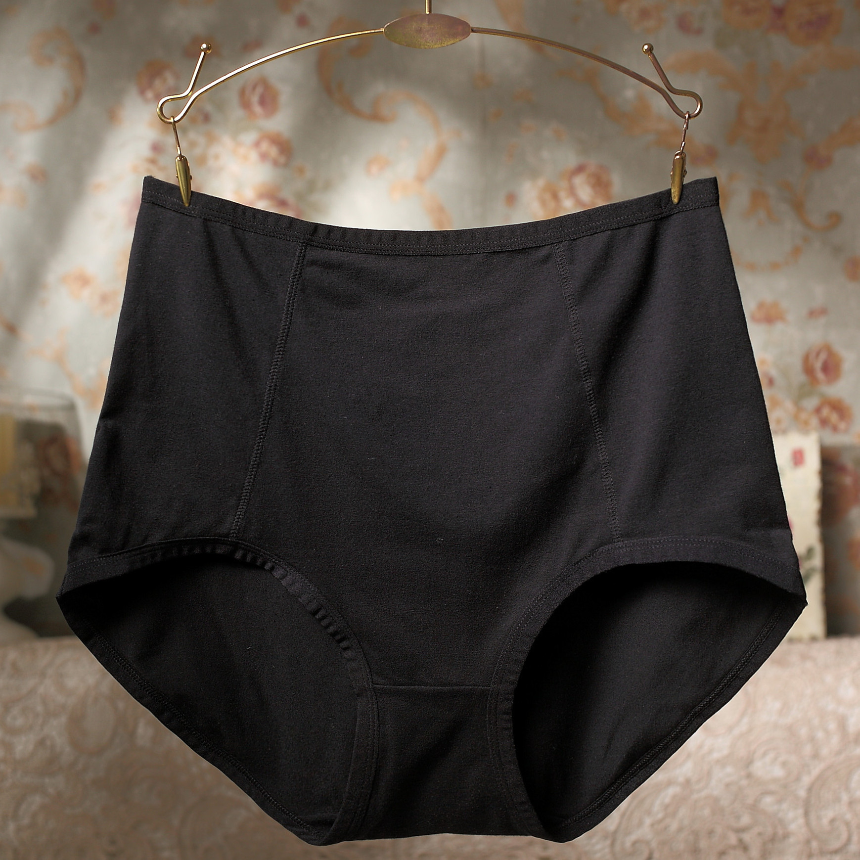 Fertilizer Increase High Waist Cotton Ms Underwear No Trace High Waist Women's Underwear