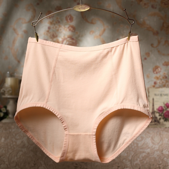 Fertilizer Increase High Waist Cotton Ms Underwear No Trace High Waist Women's Underwear