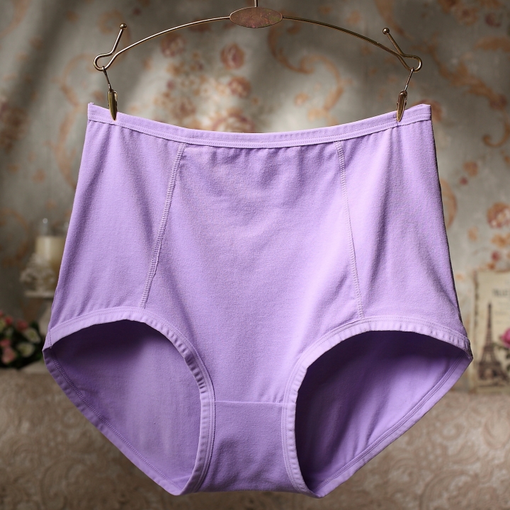 Fertilizer Increase High Waist Cotton Ms Underwear No Trace High Waist Women's Underwear