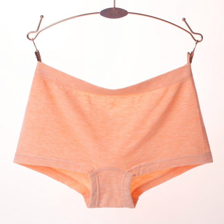 Seamless Flat Angle Underwear Colored Cotton Seamless No Trace Ms Cotton Middle Waist Underwear