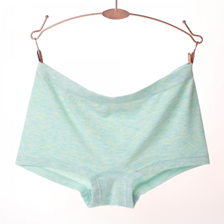 Seamless Flat Angle Underwear Colored Cotton Seamless No Trace Ms Cotton Middle Waist Underwear