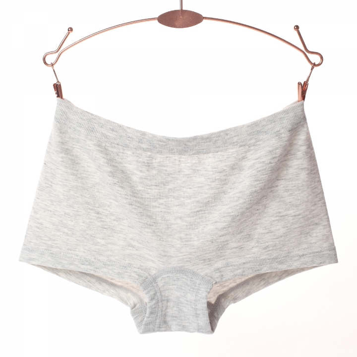 Seamless Flat Angle Underwear Colored Cotton Seamless No Trace Ms Cotton Middle Waist Underwear