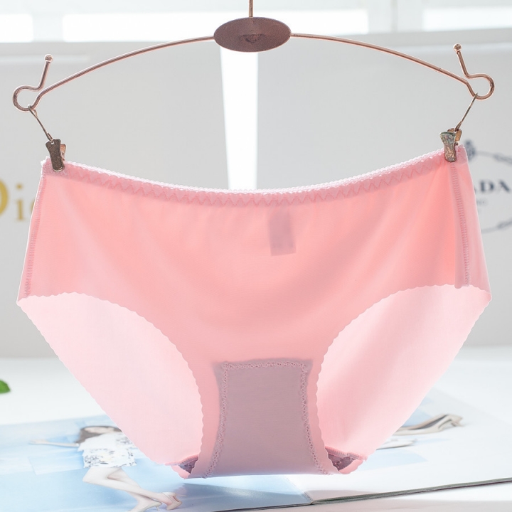 Ice silk No Trace Ms Underwear One Piece Women's Underwear Low Waist Underwear