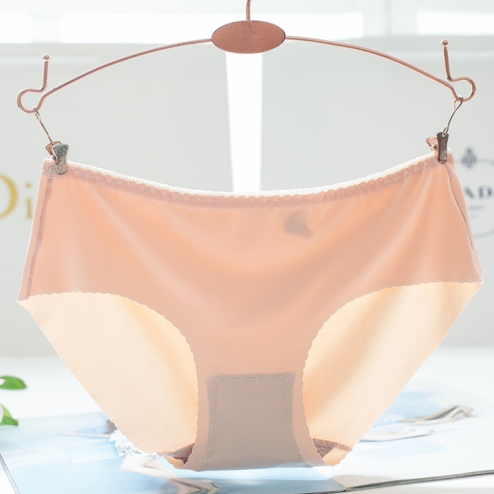 Ice silk No Trace Ms Underwear One Piece Women's Underwear Low Waist Underwear