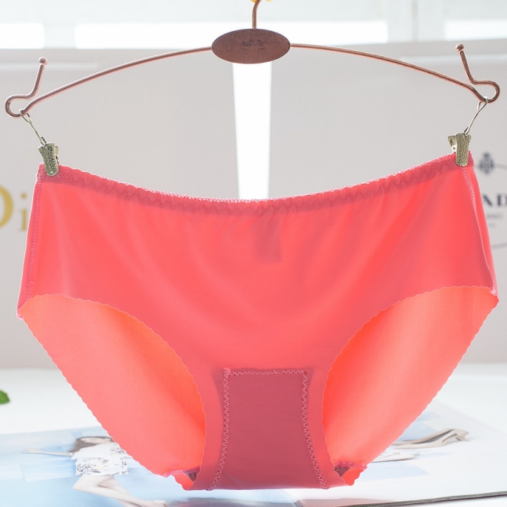 Ice silk No Trace Ms Underwear One Piece Women's Underwear Low Waist Underwear