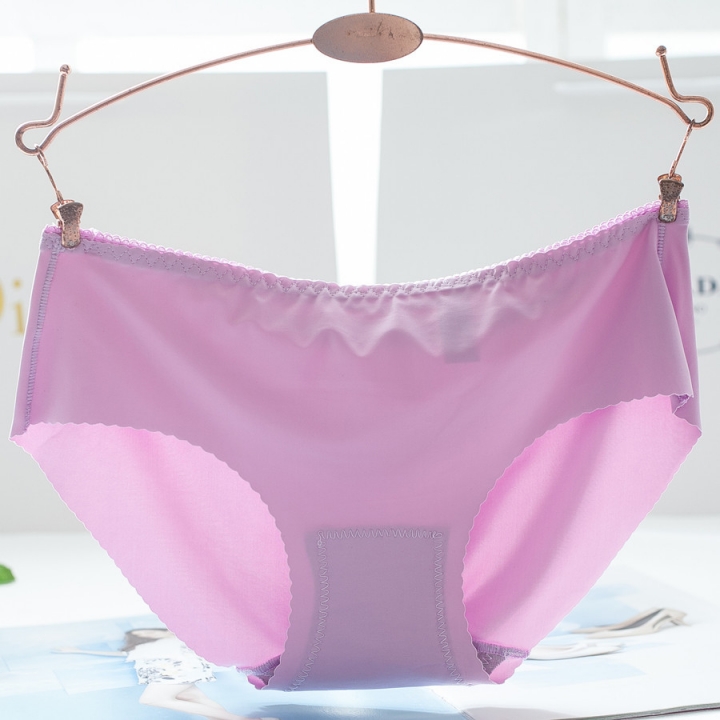 Ice silk No Trace Ms Underwear One Piece Women's Underwear Low Waist Underwear