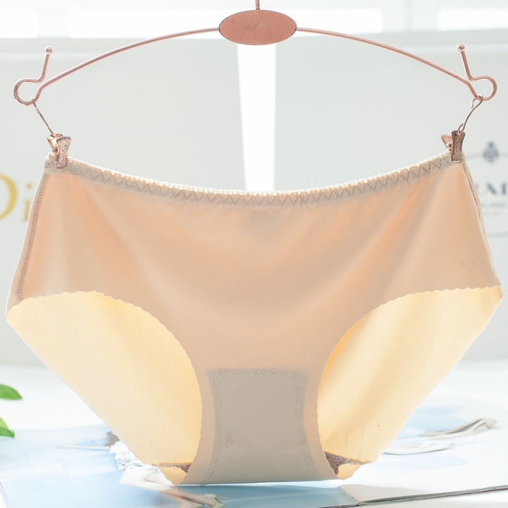 Ice silk No Trace Ms Underwear One Piece Women's Underwear Low Waist Underwear