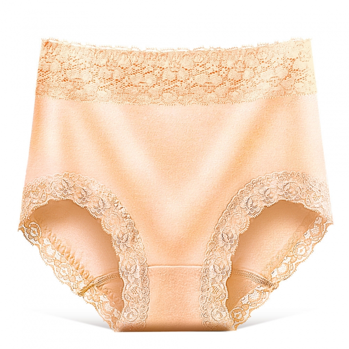 Ms High waist Lace Abdomen Hips Underwear Cotton Department No trace Underwear