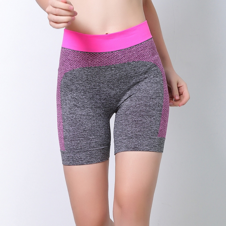 Ms Five Points Yoga Pants High Elasticity Hips Tight Sweatpants Casual Shorts
