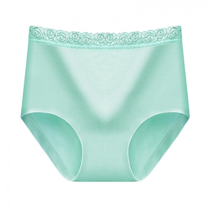 Middle Waist No Trace Fertilizer Cotton Ms Underwear Cotton Jacket Lace Underwear