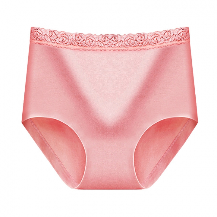 Middle Waist No Trace Fertilizer Cotton Ms Underwear Cotton Jacket Lace Underwear
