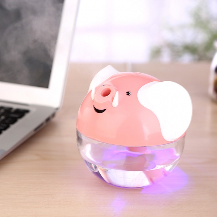 Auspicious icons Humidifier USB Mini Household led Luminous Air Filter