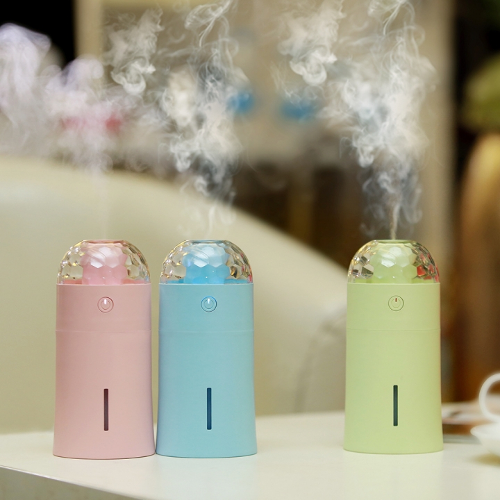 Onboard Magic Lights Mini USB Student Dorm Room Office Desktop Silent Humidifier