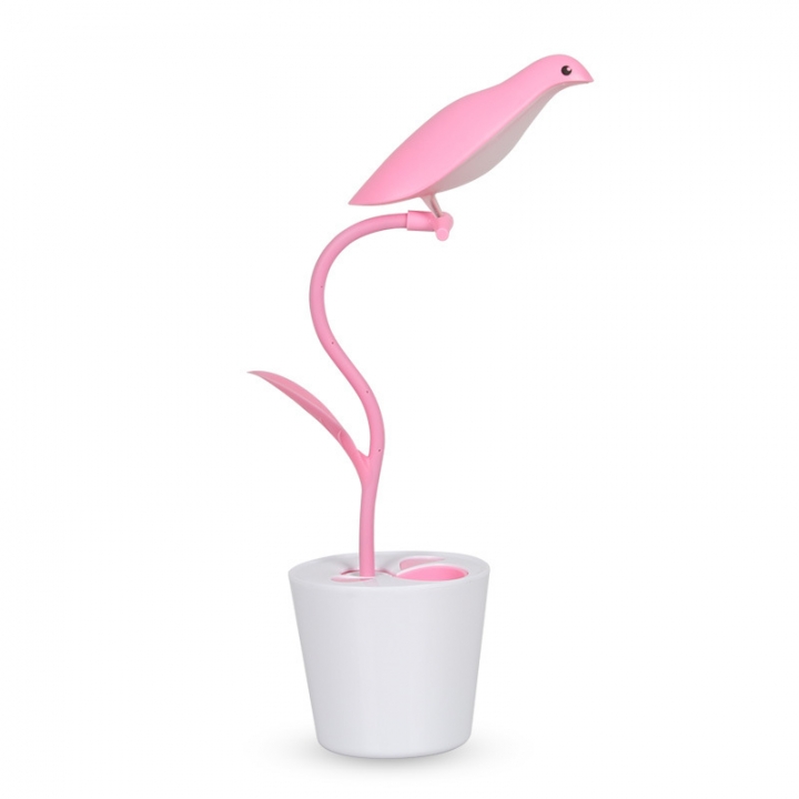 Charging Table Lamp Creativity Fold Led Table Lamp USB Student Eye Protection Touch Bird light