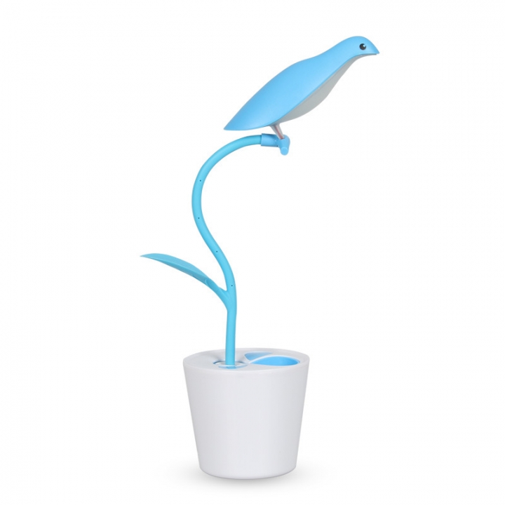 Charging Table Lamp Creativity Fold Led Table Lamp USB Student Eye Protection Touch Bird light