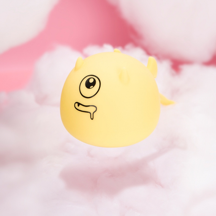 Creativity USB Demon Silicone Light Cartoon Warm Heart Pat Colorful led Night light