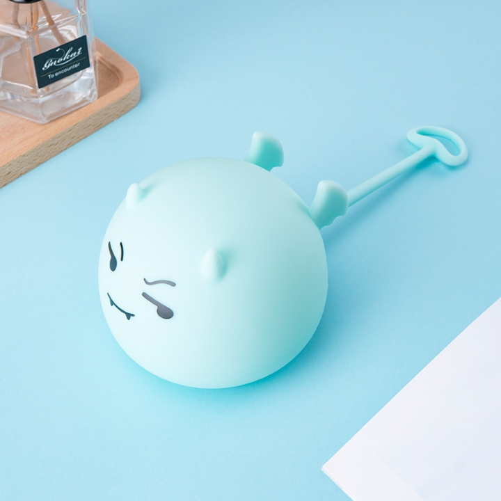 Creativity USB Demon Silicone Light Cartoon Warm Heart Pat Colorful led Night light