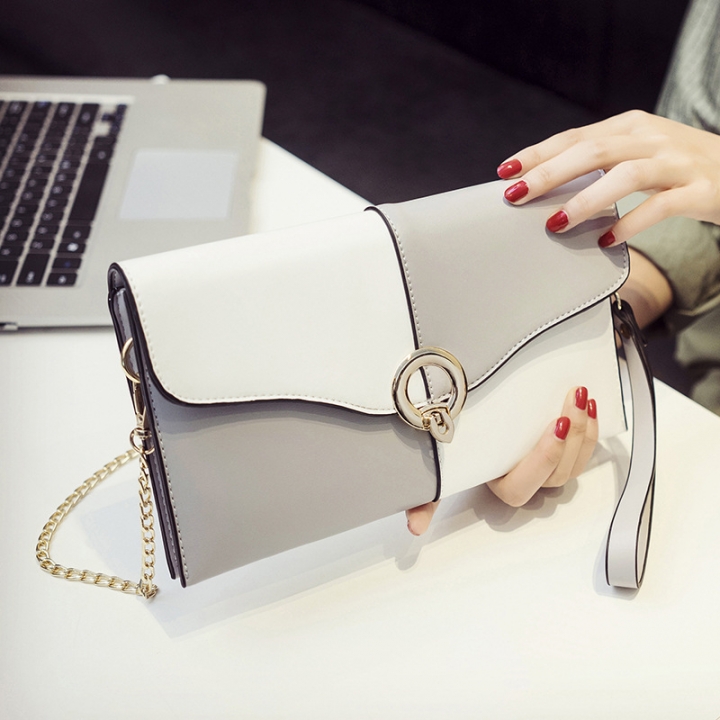 Ms Colorblock Envelope Bag Shoulder Crossbody Bag personality Fashion Wild Temperament  Handbags