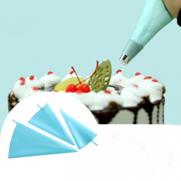 Flower Tool Silica gel Cream Pastry Bags Repeatable Use Cookies Pastry Bags  Kitchen Restaurant Supplies