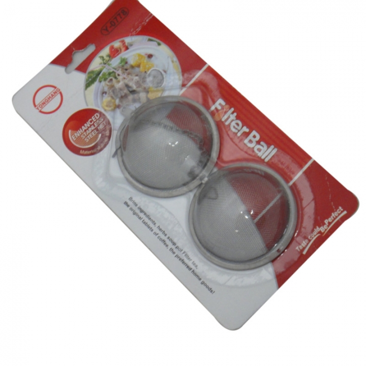 Tea Set Accessories Stainless Steel Tea Strainer Chain Tea Balls Seasoning Ball  Kitchen Restaurant Supplies