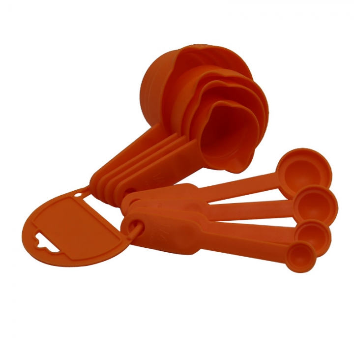 Baking Tool Plastic Baking Scale Measurement milk Powder Seasoning Spoon 8 sets Measuring Spoon