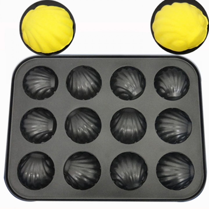 Baking Mould 12 Even Baking tray Banana Metal Carbon Steel Nonstick Cake Mould  Kitchen Restaurant Supplies
