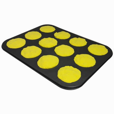 Baking Mould 12 Even Baking tray Banana Metal Carbon Steel Nonstick Cake Mould  Kitchen Restaurant Supplies