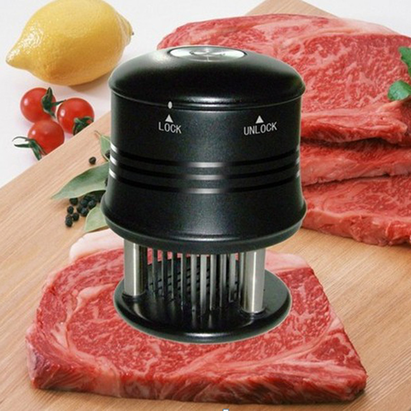 Kitchen Tool Stainless Steel Circular 56 Pin Pine Needle Tenderizer Steak Broken rib Knife