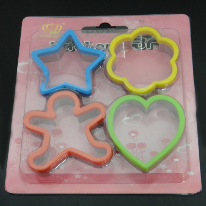 DIY Baking Tool Creativity Stainless Steel Cookies Mould Silica gel Cookies Cutting die  Kitchen Restaurant Supplies