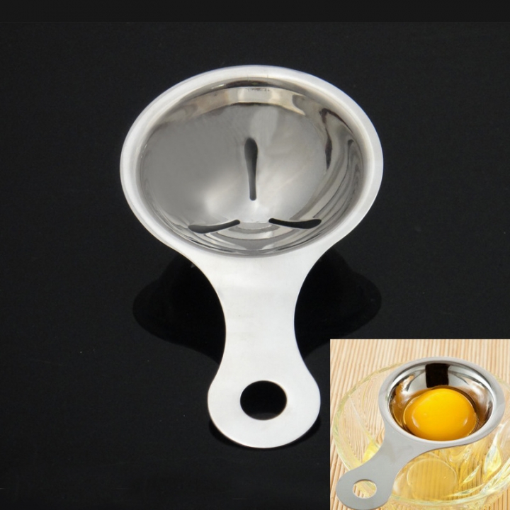DIY Kitchen Tool Baking Stainless Steel Yolk Egg White Splitter Tool