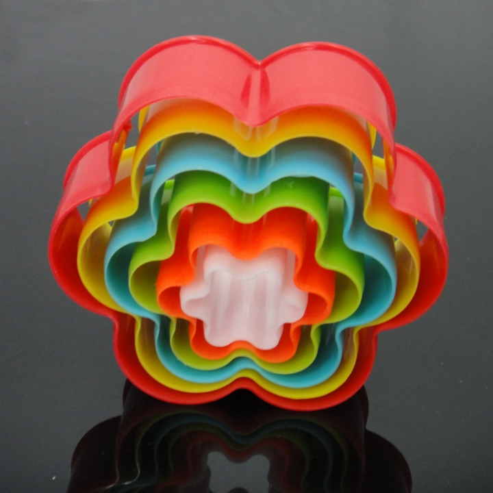DIY Baking Mould Plastic Color Flower Shape Cookies Mould Cookies Cookie Mold Cake  Bluetooth Accessories