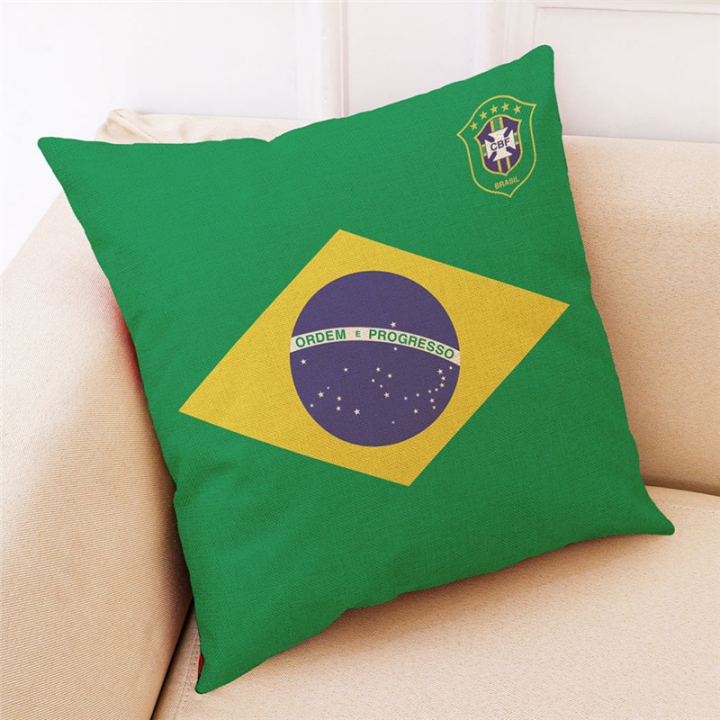 2018 Russia World Cup Home Pillow Cover Soccer Pillow Covers Pillowcase Gift For World Cup Fans