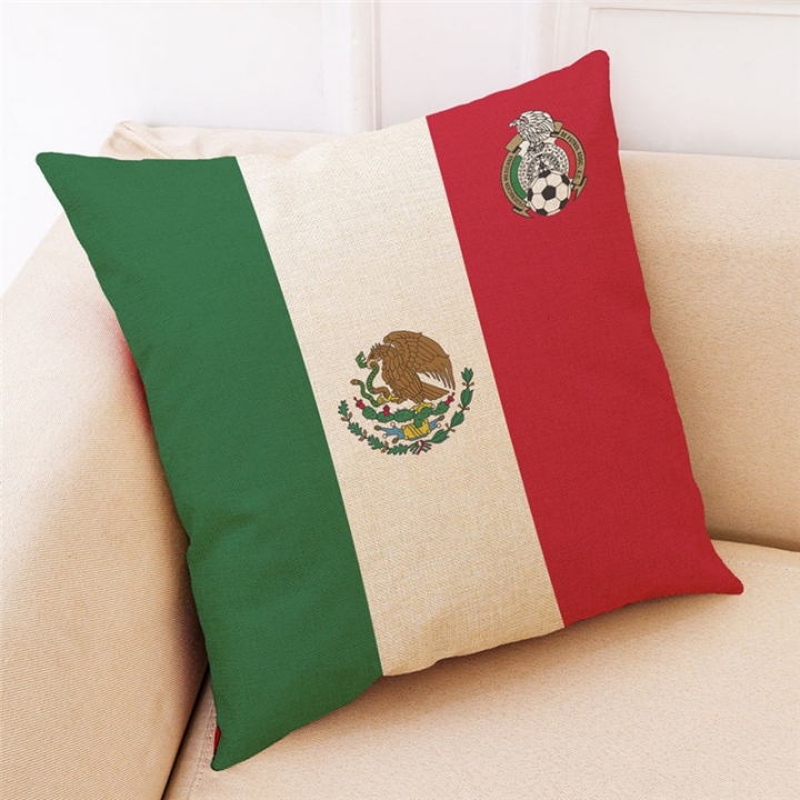 2018 Russia World Cup Home Pillow Cover Soccer Pillow Covers Pillowcase Gift For World Cup Fans