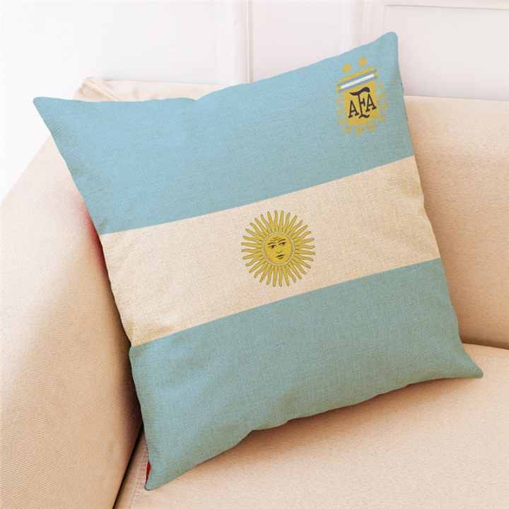 2018 Russia World Cup Home Pillow Cover Soccer Pillow Covers Pillowcase Gift For World Cup Fans