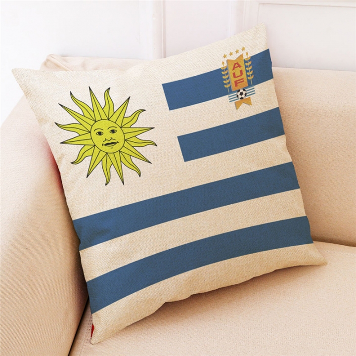 2018 Russia World Cup Home Pillow Cover Soccer Pillow Covers Pillowcase Gift For World Cup Fans
