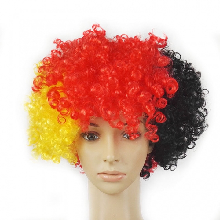 National Flag Wig for 2018 Russia Football World Cup  Counties Flag Wig Football Fans Supplies