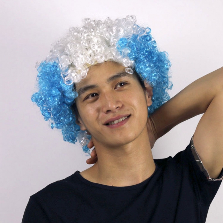 National Flag Wig for 2018 Russia Football World Cup  Counties Flag Wig Football Fans Supplies