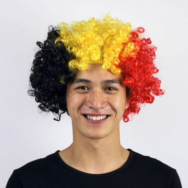 National Flag Wig for 2018 Russia Football World Cup  Counties Flag Wig Football Fans Supplies
