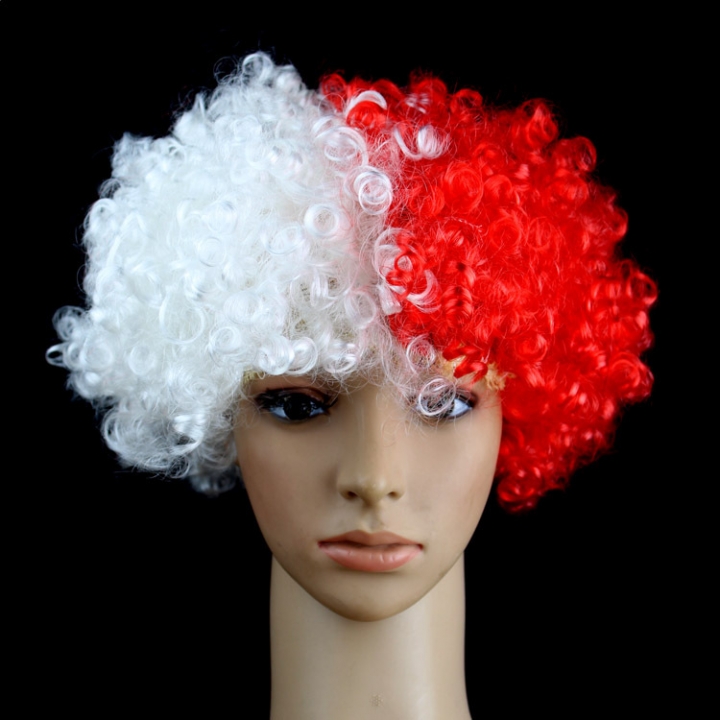 National Flag Wig for 2018 Russia Football World Cup  Counties Flag Wig Football Fans Supplies