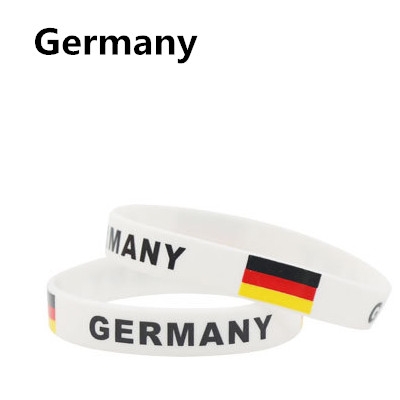 2018 Russia World Cup National Flag feminina pulseira masculina  mujer